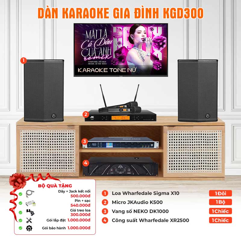 Dàn karaoke gia đình KGD300