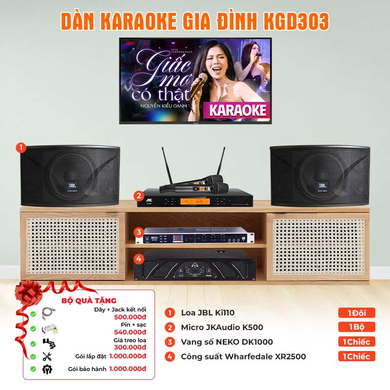 Dàn karaoke gia đình KGD303
