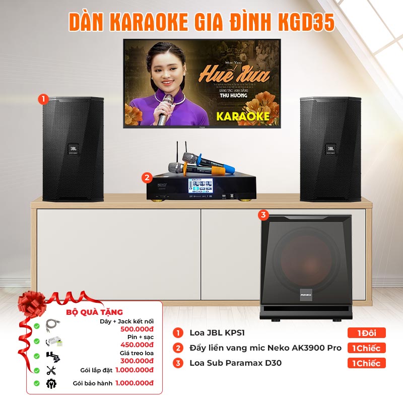 Dàn karaoke gia đình KGD35
