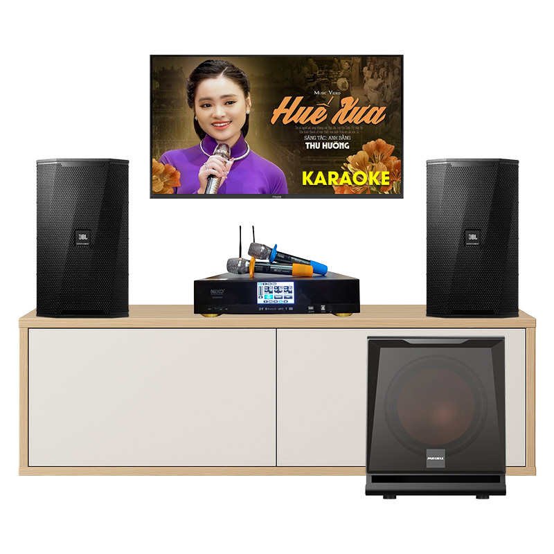 Dàn karaoke gia đình KGD35 (JBL KPS1, Paramax D30, Neko AK3900 Pro)