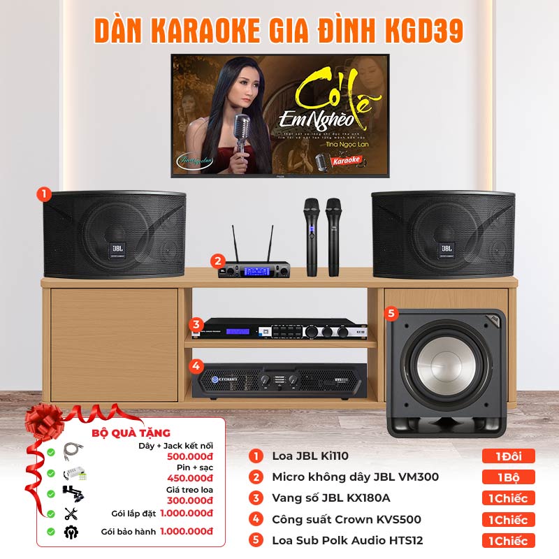 Dàn karaoke gia đình KGD39