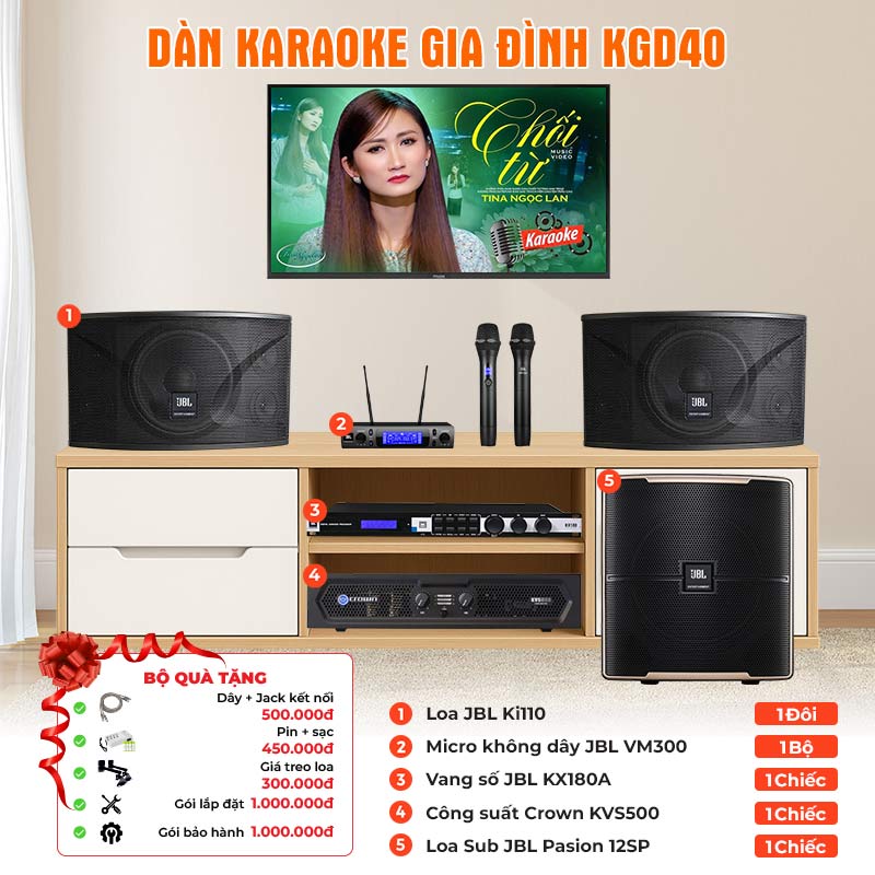Dàn karaoke gia đình KGD40
