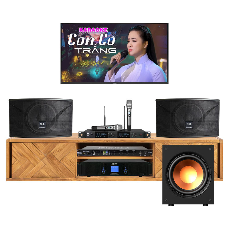 Dàn karaoke gia đình KGD50 (JBL Ki110, Koda KP2650A, NEKO DK1000, JKAudio K300, Paramax E30)