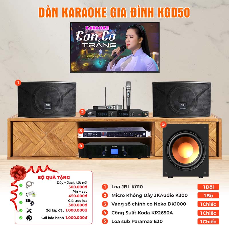 Dàn karaoke gia đình KGD50