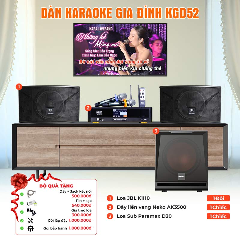Dàn karaoke gia đình KGD52 Dàn karaoke gia đình KGD52