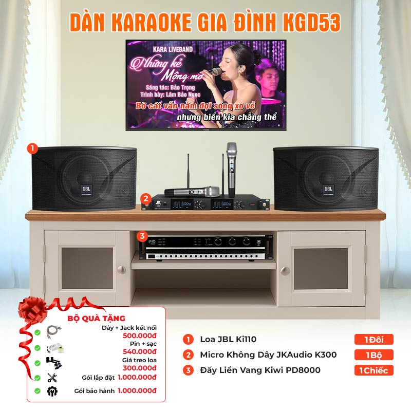 Dàn karaoke gia đình KGD53