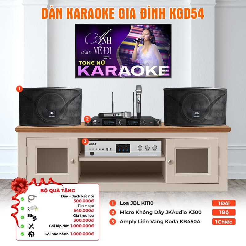 Dàn karaoke gia đình KGD54