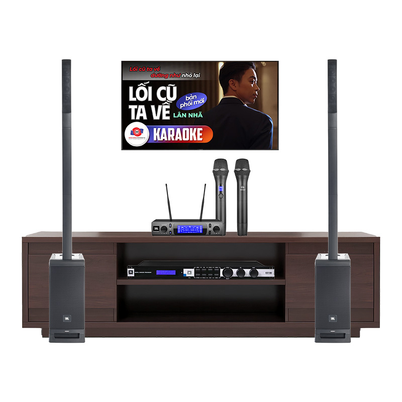 Dàn karaoke gia đình KGD61 (JBL IRX ONE, KX180A, VM300)