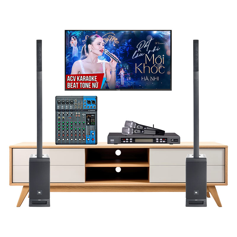 Dàn karaoke gia đình KGD63 (JBL IRX ONE, Yamaha MG10XU, JKAudio B5 Pro)