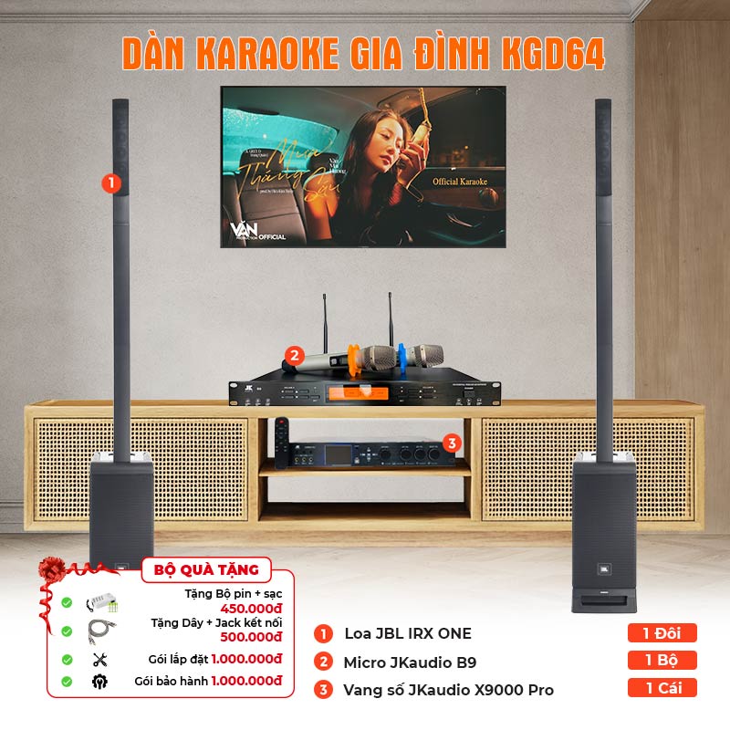 Dàn karaoke gia đình KGD64