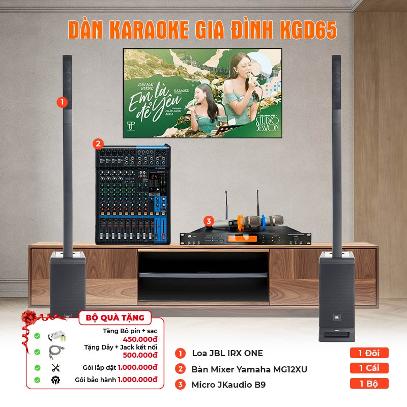 Dàn karaoke gia đình KGD65