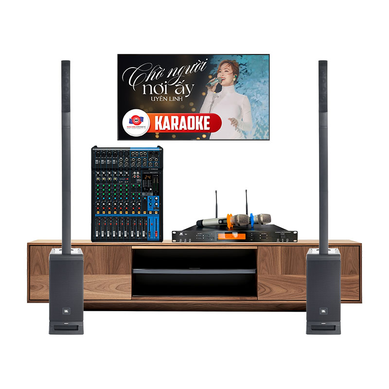 Dàn karaoke gia đình KGD66 (JBL IRX ONE, Yamaha MG12XU, JKAudio X6000 Plus, B9)