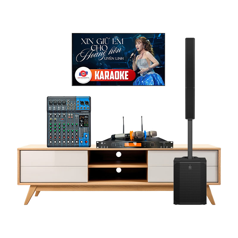 Dàn karaoke gia đình KGD67 (Mixer MG10XU, Electro voice Evolve 70, JKAudio B9)
