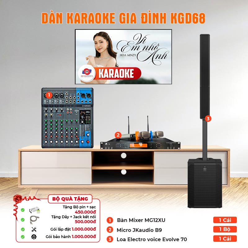 Dàn karaoke gia đình KGD68