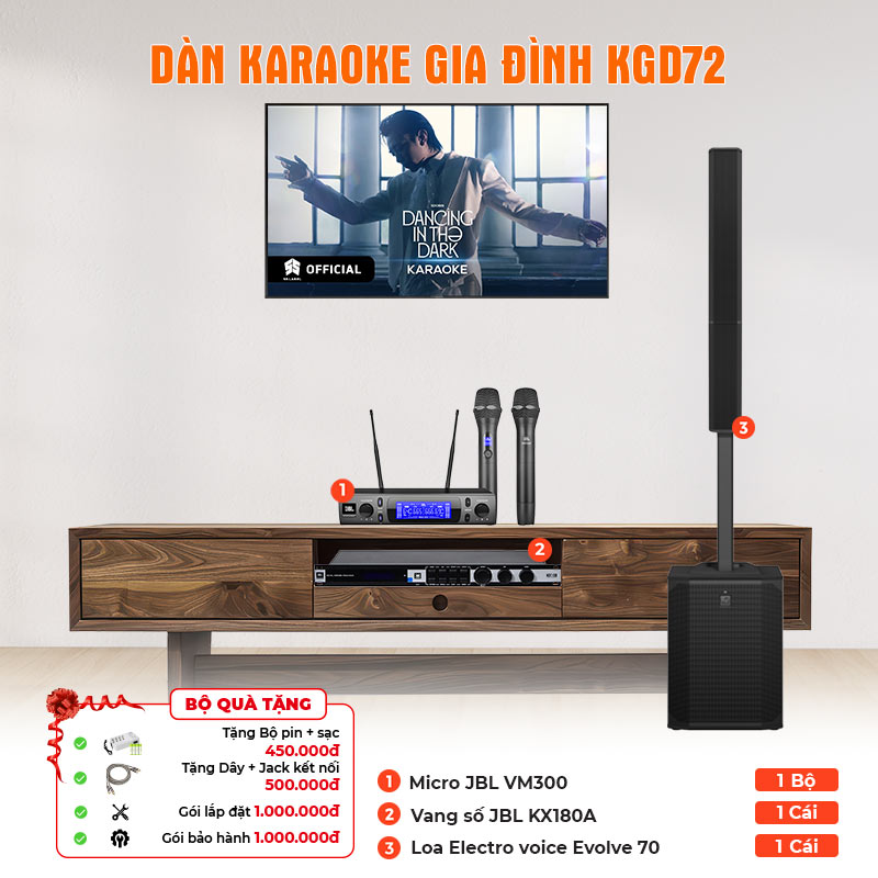 Dàn karaoke gia đình KGD72