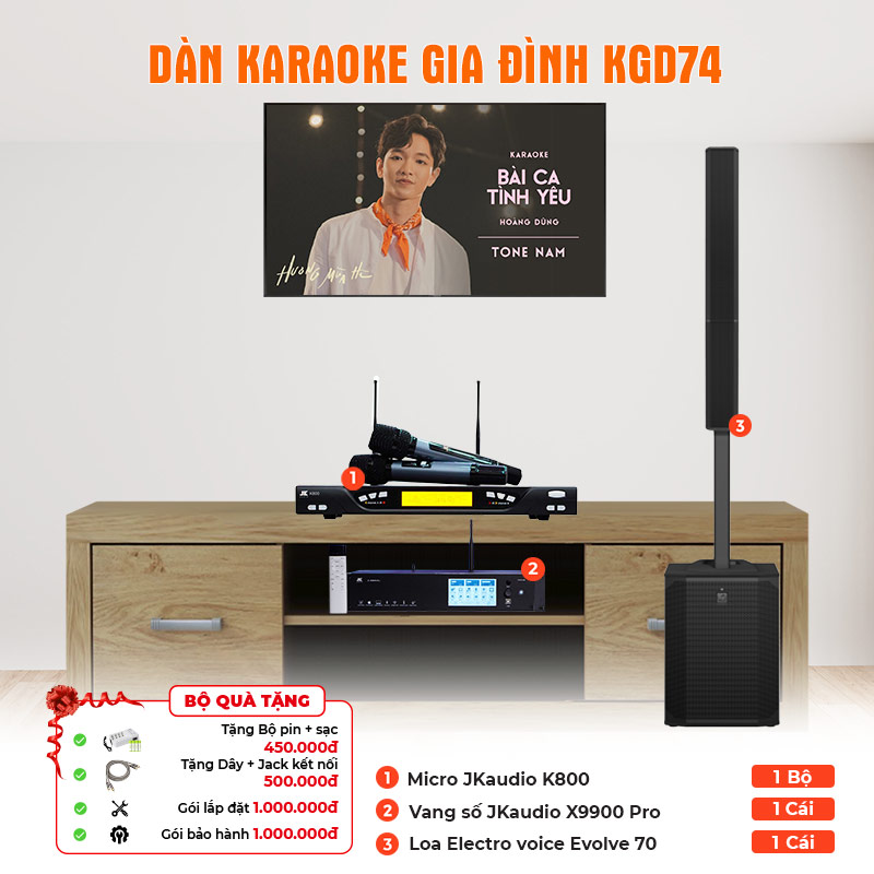 Dàn karaoke gia đình KGD74