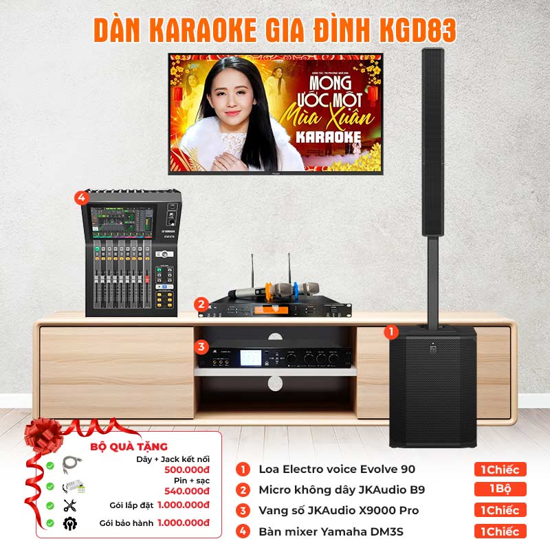 Dàn karaoke gia đình KGD83