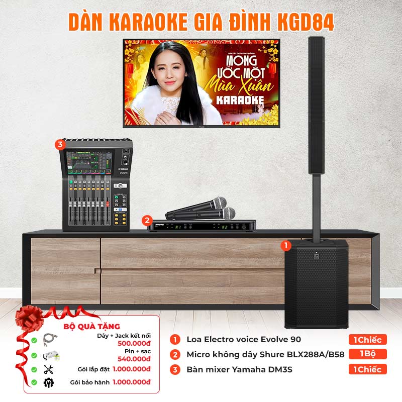 Dàn karaoke gia đình KGD84