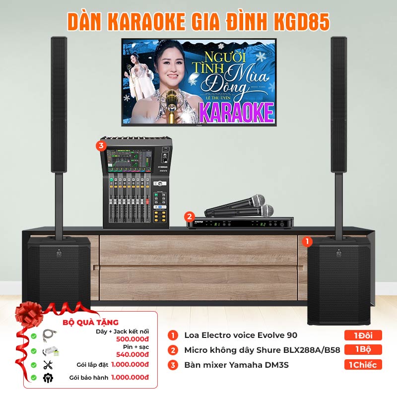 Dàn karaoke gia đình KGD85