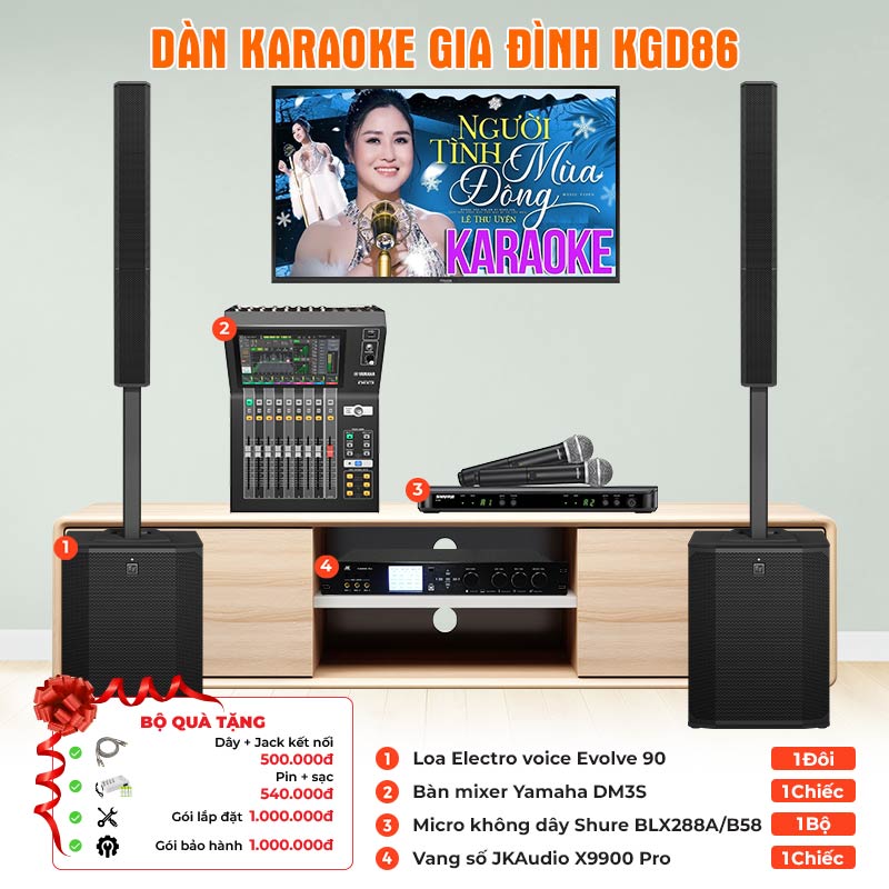 Dàn karaoke gia đình KGD86
