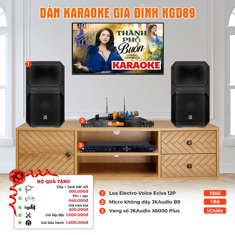 Dàn karaoke gia đình KGD89 Dàn karaoke gia đình KGD89