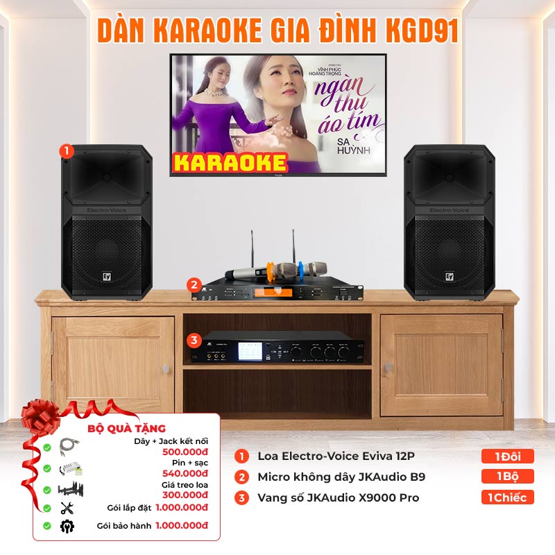 Dàn karaoke gia đình KGD91
