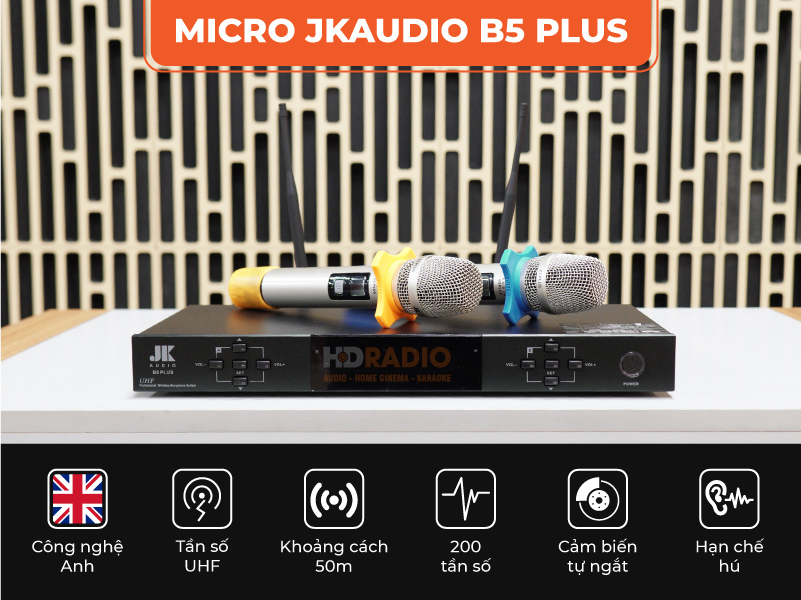 Micro không dây JKAudio B5 Plus