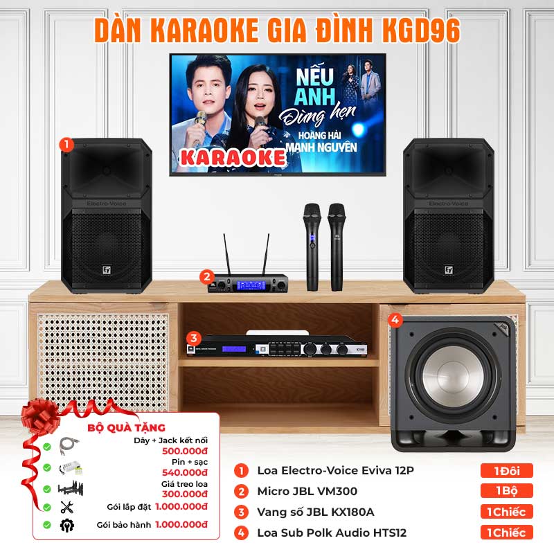 Dàn karaoke gia đình KGD96