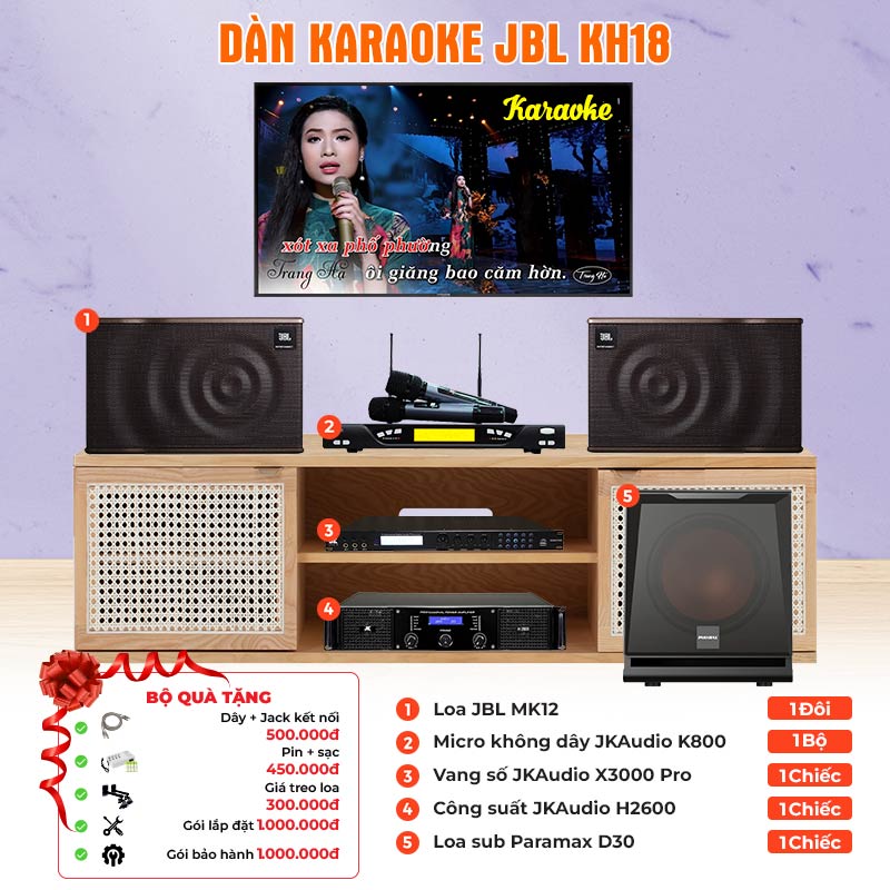 Dàn karaoke JBL KH18