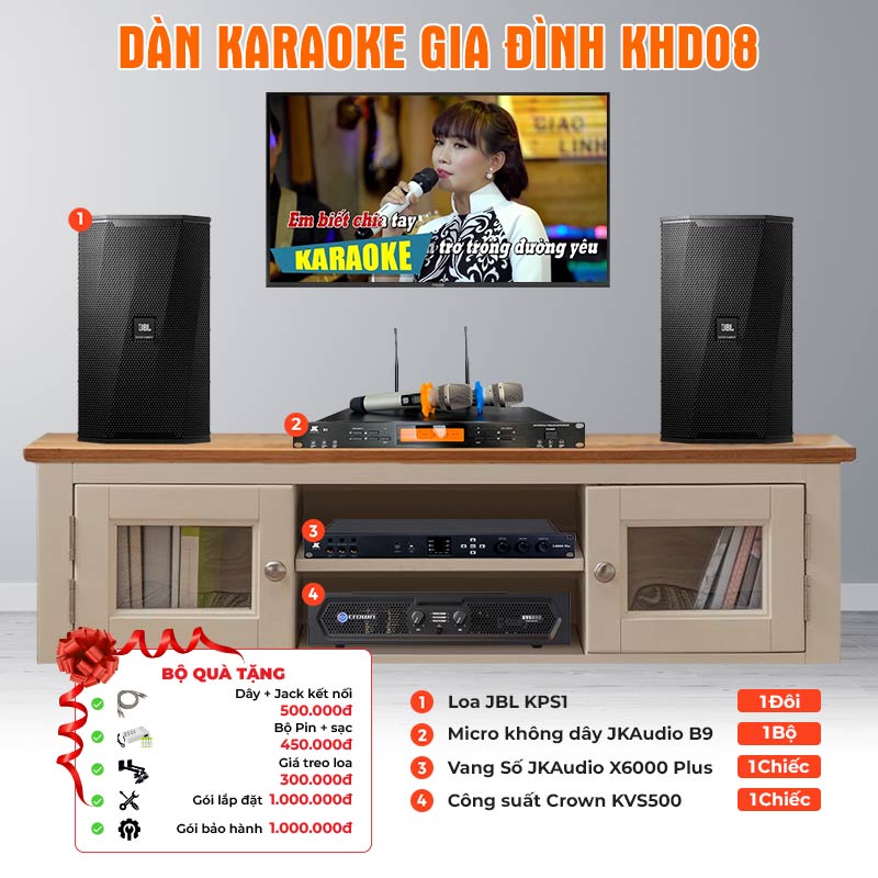 Dàn karaoke gia đình KHD08