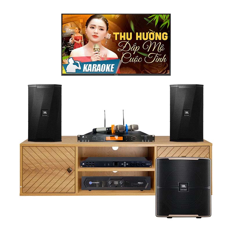 Dàn karaoke gia đình KHD11 (JBL KPS2, Pasion 12SP, Crown KVS500, JKaudio X6000 Plus, B9)