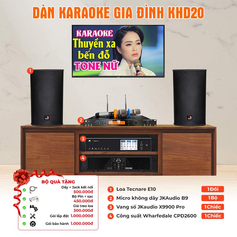 Dàn karaoke gia đình KHD20