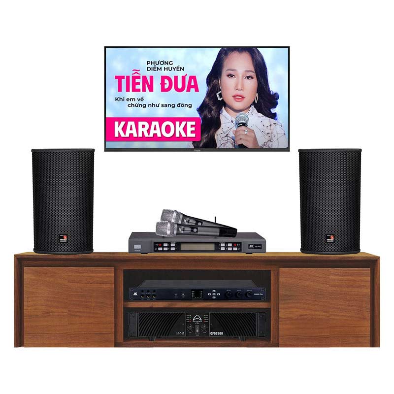 Dàn karaoke gia đình KHD21 (Tecnare E10, Wharfedale CPD2600, JKaudio X6000 Plus, B5 Pro)