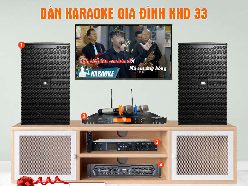Dàn karaoke gia đình KHD 33