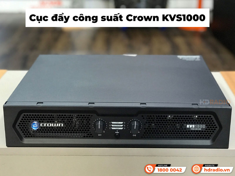 Cục đẩy công suất Crown KVS 1000