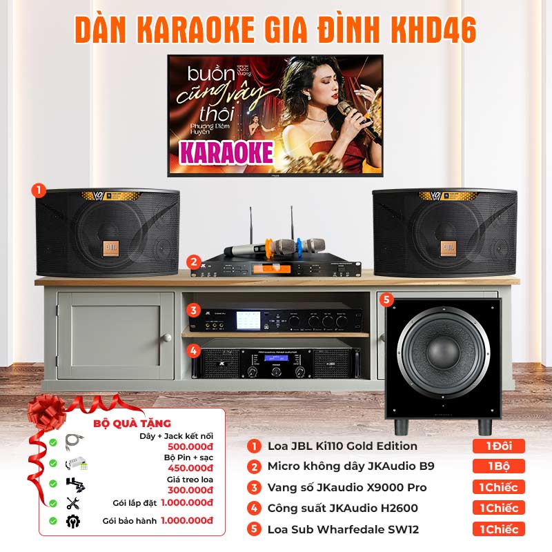 Dàn karaoke gia đình KHD46