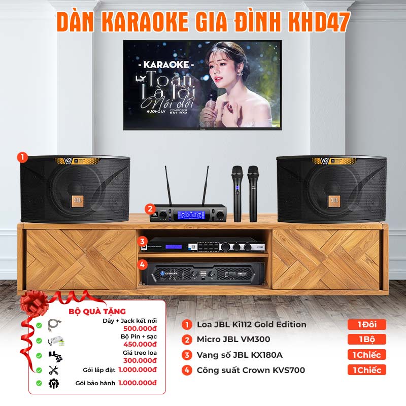 Dàn karaoke gia đình KHD47