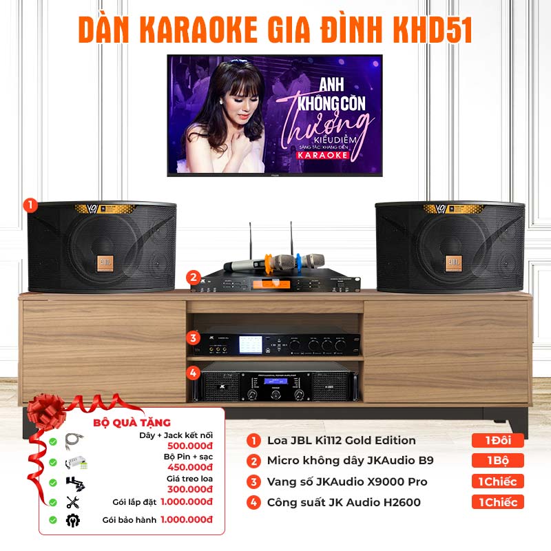 Dàn karaoke gia đình KHD51 Dàn karaoke gia đình KHD51