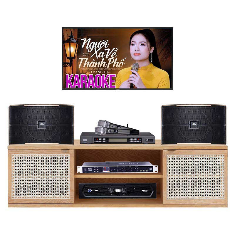 Dàn Karaoke Gia Đình KHD01 (JBL Pasion 10, Crown KVS300, JKAudio B5 Pro, Neko DK1000)