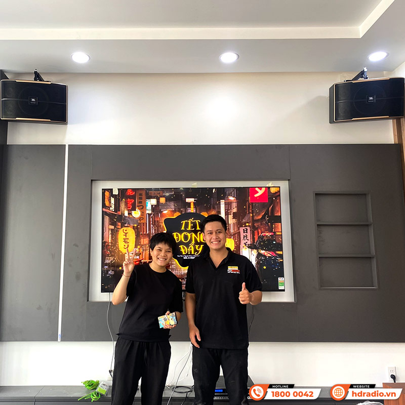 Loa JBL Pasion 10 được lắp đặt tại nhà khách Loa JBL Pasion 10