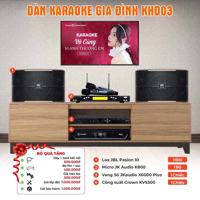 Dàn karaoke gia đình KHD03