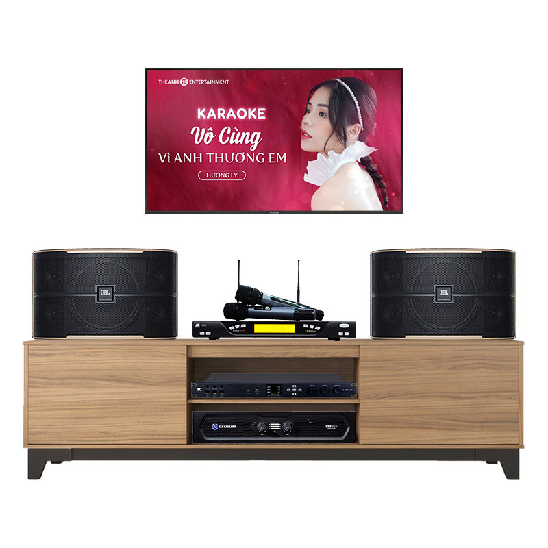 Dàn Karaoke Gia Đình KHD03 (JBL Pasion 10, Crown KVS300, JKAudio X6000 Plus, JKAudio K800)