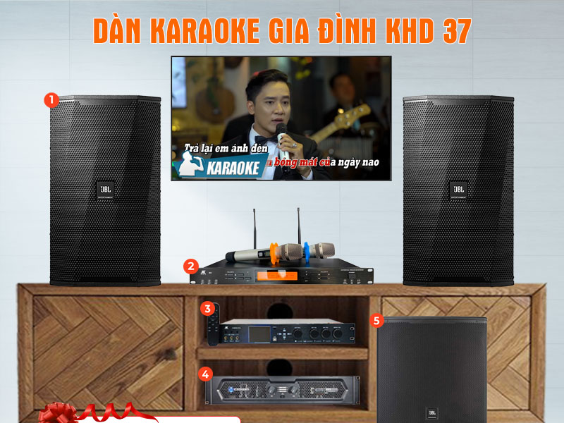 Dàn Karaoke Gia Đình KHD 37