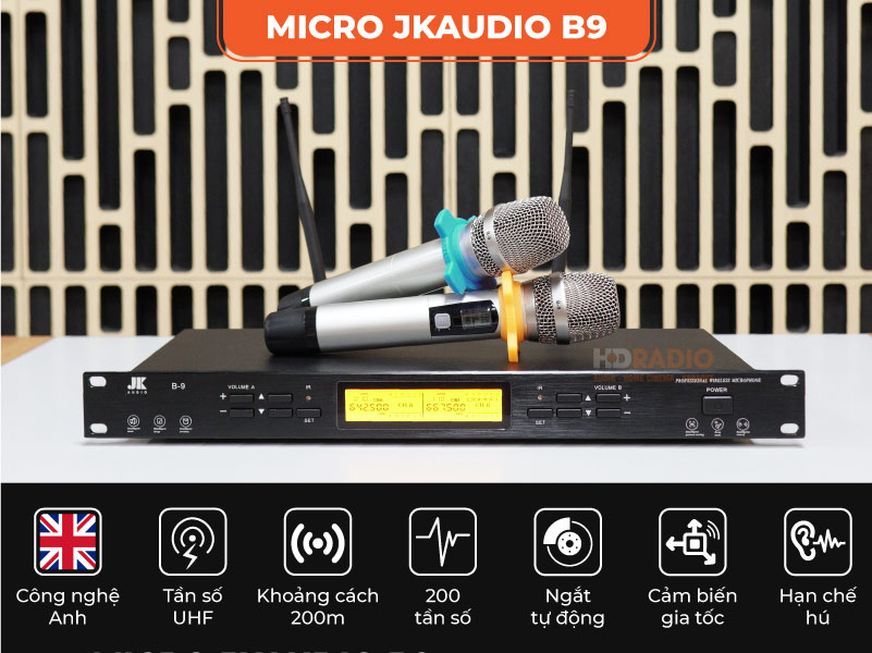 Micro không dây JKAudio B9 Micro không dây JKAudio B9