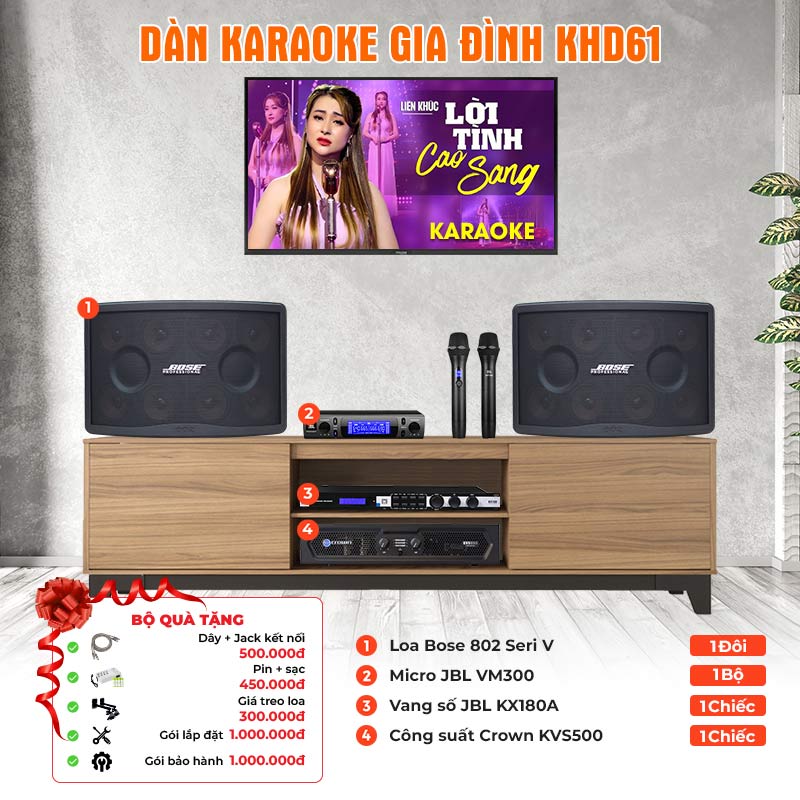 Dàn karaoke Bose KHD61