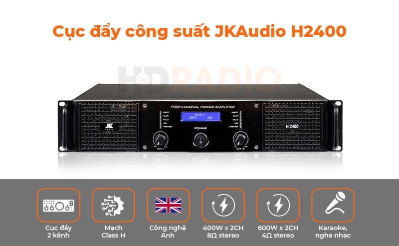 Cục công suất JKAudio H2400