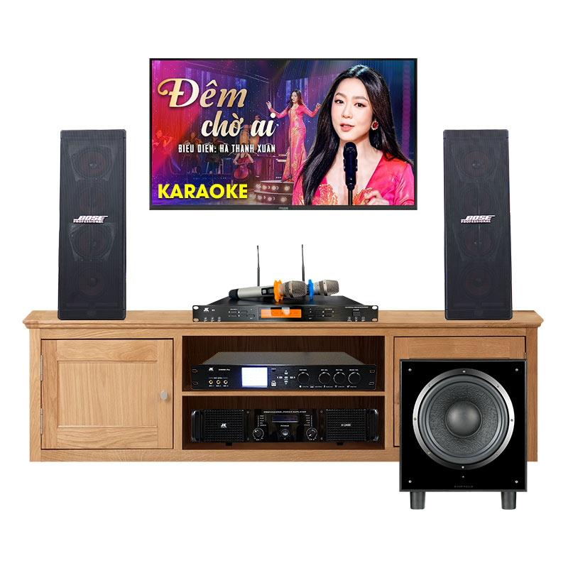 Dàn karaoke Bose KHD67 (Bose 402 Seri V, JKAudio H2400, JKaudio X9000 Pro, JKAudio B9, Wharfedale SW12)