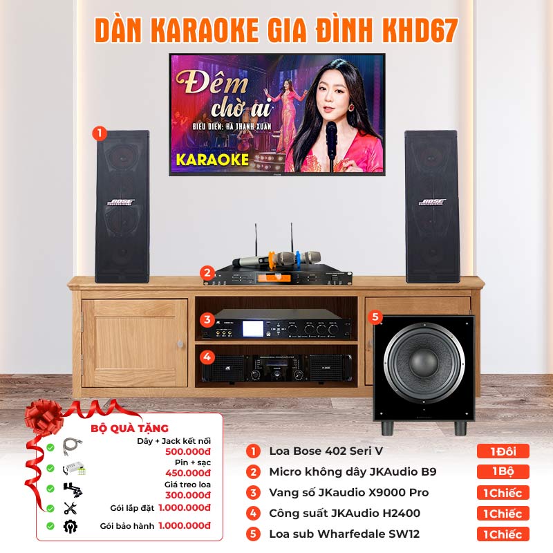 Dàn karaoke Bose KHD67