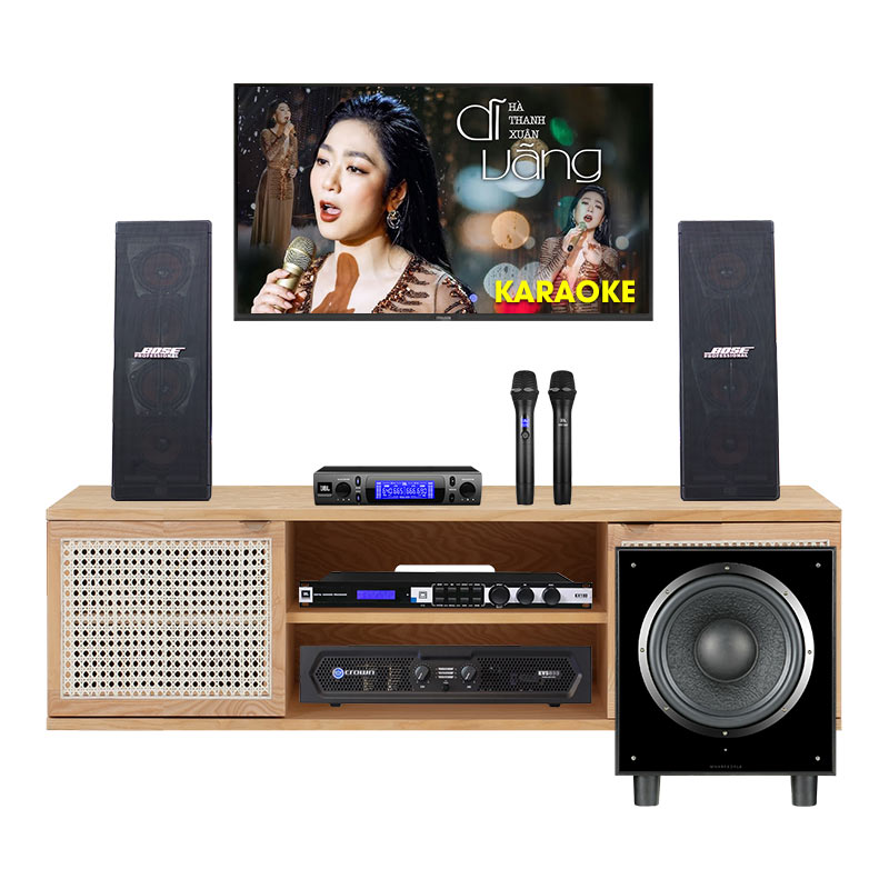 Dàn karaoke Bose KHD68 (Bose 402 Seri V, Crown KVS500, JBL KX180A, JBL VM300, Wharfedale SW12)