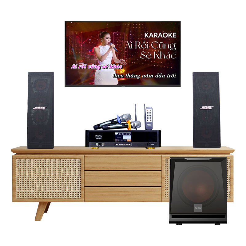 Dàn karaoke Bose KHD70 (Bose 402 Seri V, Neko AK3500, Paramax D30)